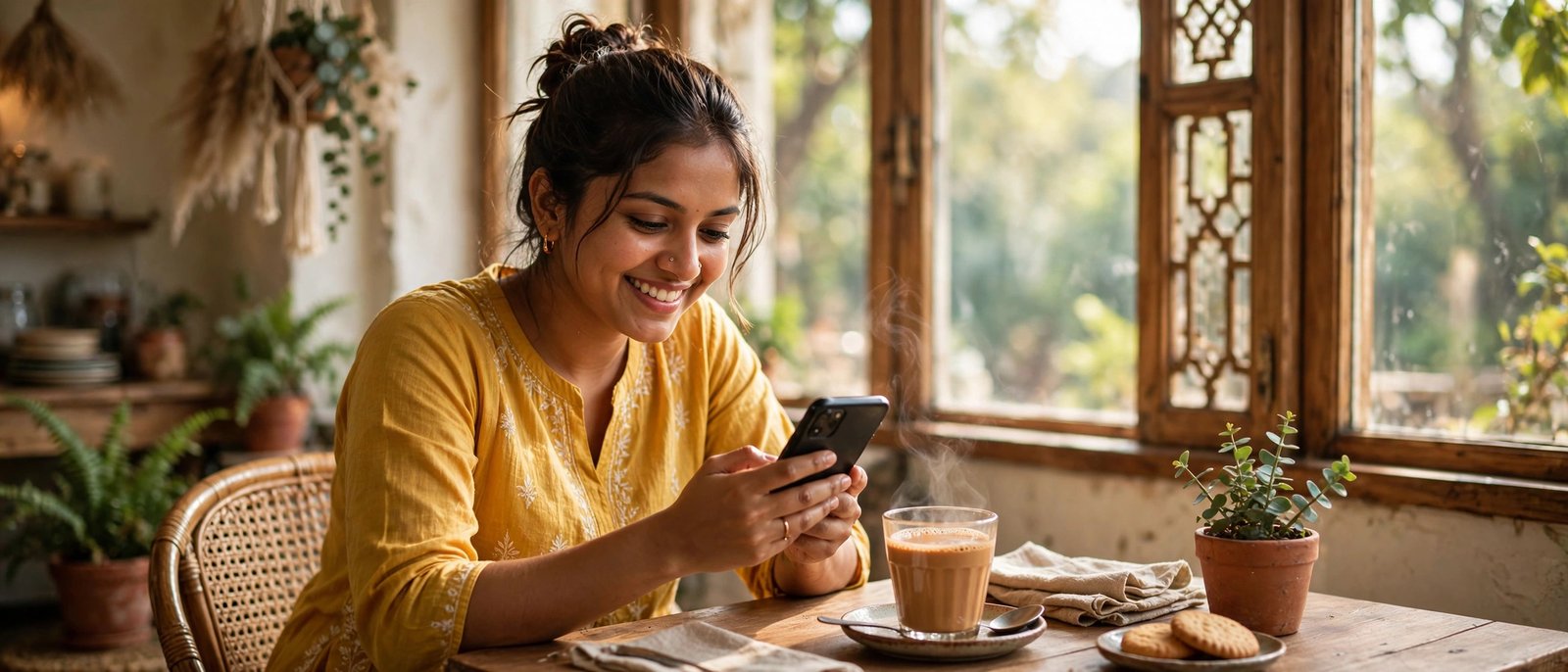Checking YES Bank credit card status on a phone