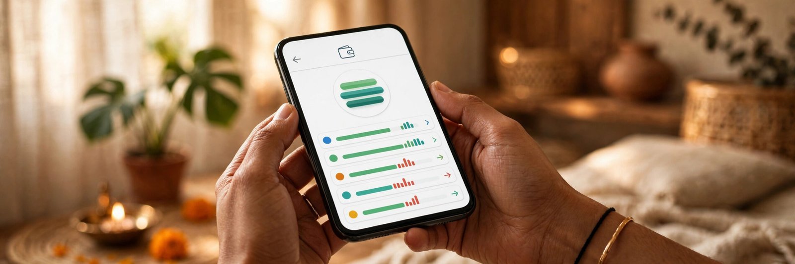 YES Bank statement open on a mobile banking app