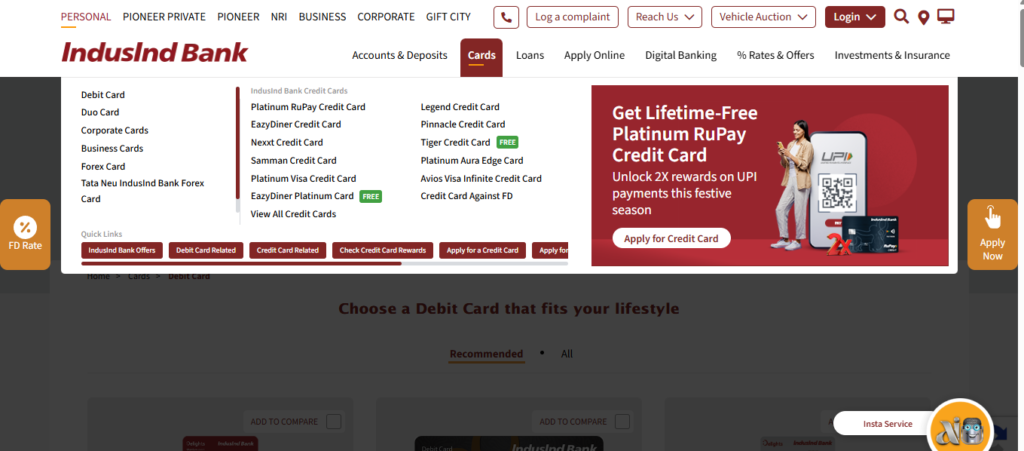 IndusInd Bank ATM Card: Learn how to apply online and offline Screenshot 2026 05 23 123517