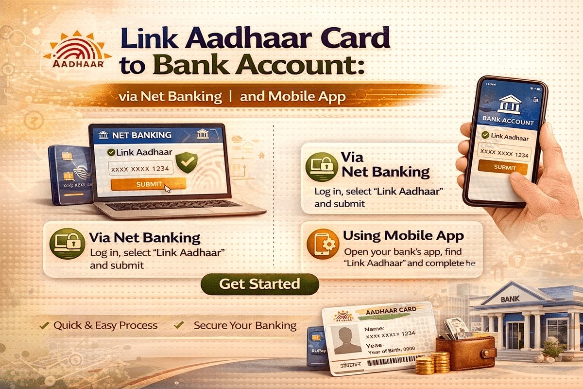Link Aadhaar Card to Bank Account