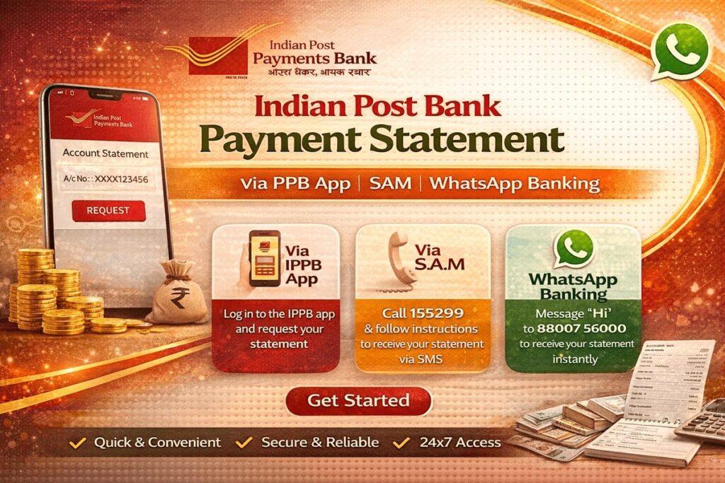 India Post Payments Bank Statement