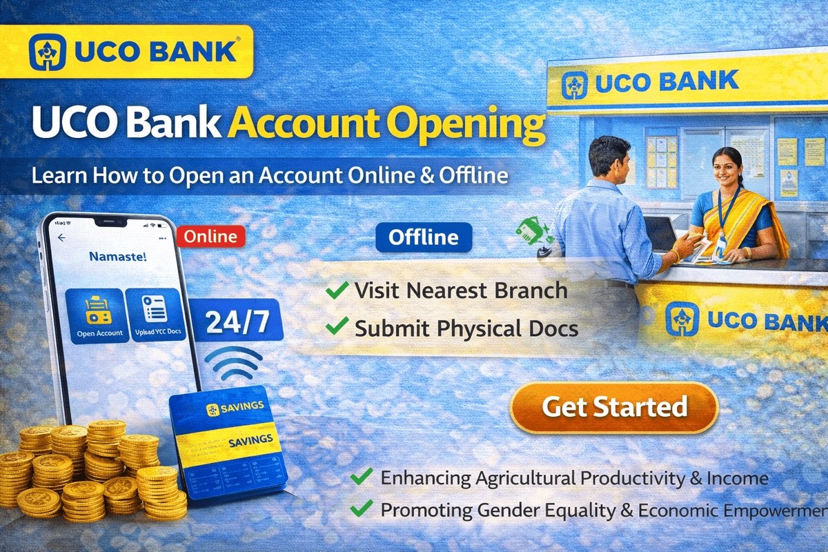UCO Bank Account Opening