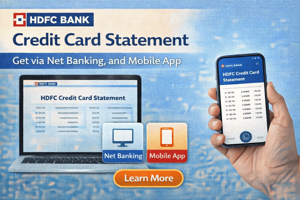 HDFC Credit Card Statement: Get via Net Banking and Mobile App HDFC Credit Card Statement