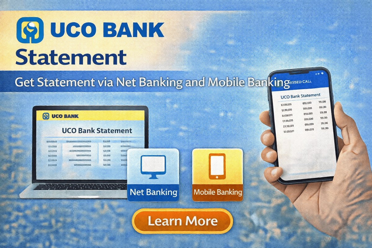 UCO Bank statement: Get Statement via Net Banking and Mobile Banking UCO Bank statement