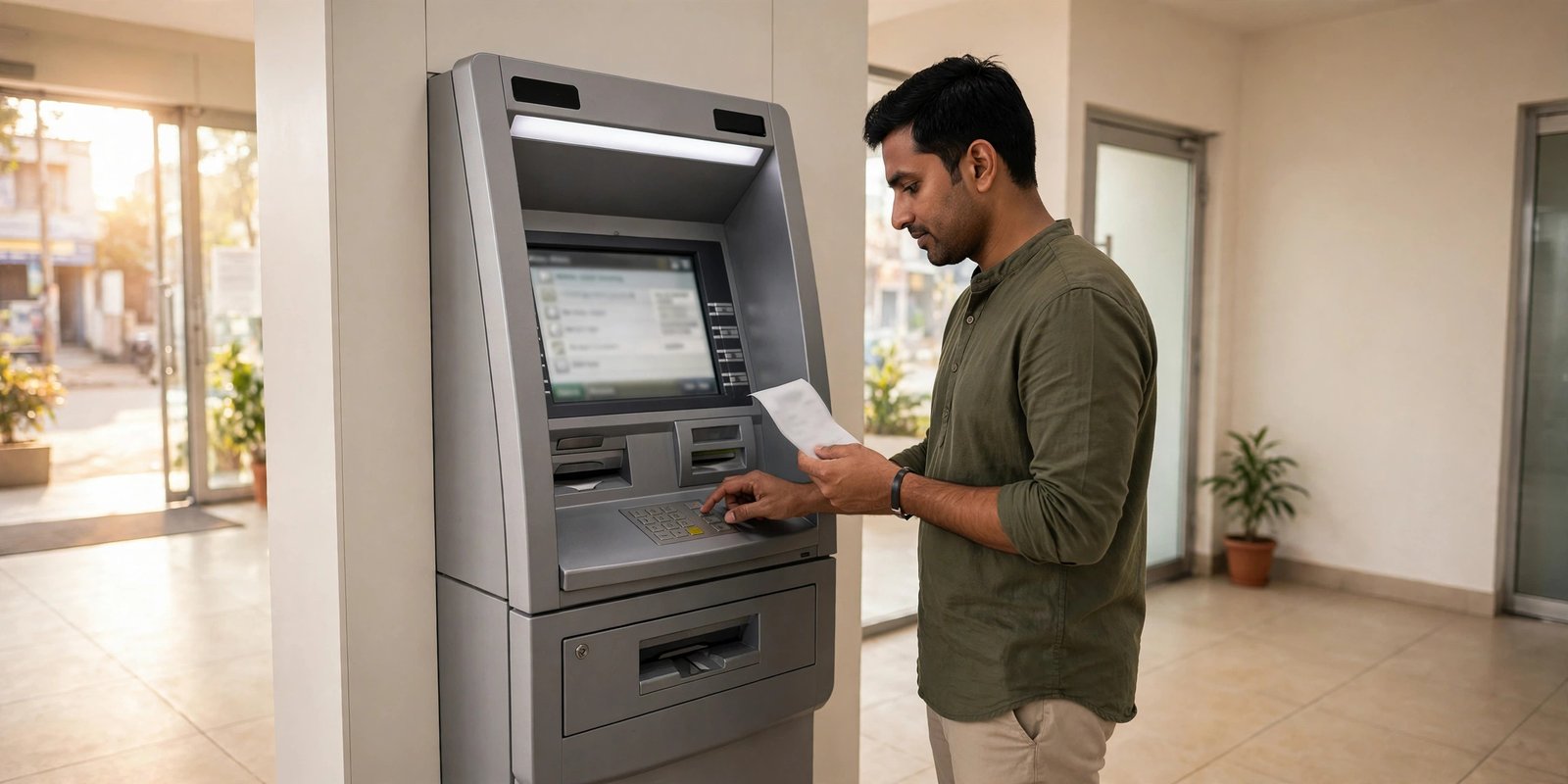 PNB Mini Statement: Missed Call, SMS, App & ATM Ways Getting a PNB mini statement slip from an ATM
